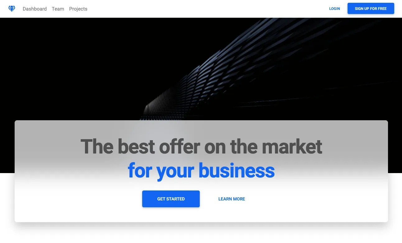 Bootstrap 5 Landing Page Hero Section Design Block