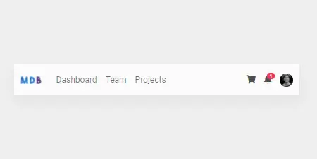 MDB 5 - Bootstrap 5 & Material Design Navbar Component