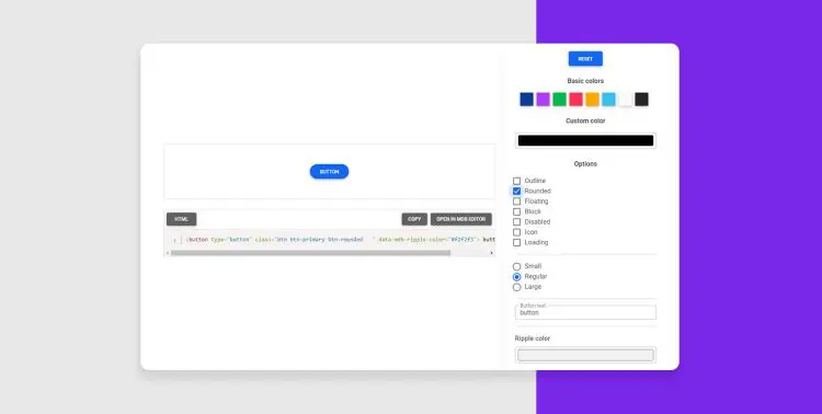 Buttons generator